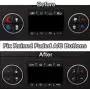 TraderPlus 3 Pack Replacement AC Dash Button Sticker Repair Kit Fit TraderPlus 3 Pack Replacement AC Dash Button Sticker Repair Kit Fit