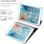 ProCase iPad 9.7 Case (Old Model) 2018 iPad 6th Generation / 2017 iPad 5th Generation Case - Ultra Slim Lightweight Stand Case with Translucent Frosted Back Smart Cover for iPad 9.7 Inch –Grey