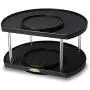 Stow-n-Spin (Black, Double Deluxe) Stow-n-Spin 2 Tier Lazy Susan Turntable Spice Rack Organizer Rotating Spice Holder Shelf w/3 Spinners Seasoning Organizer Racks for Spices Double Deluxe Spice Racks for Cabinets w/ 11'' Deep Shelves Stow-n-Spin (Black, Double Deluxe) Stow-n-Spin 2 Tier Lazy Susan Turntable Spice Rack Organizer Rotating Spice Holder Shelf w/3 Spinners Seasoning Organizer Racks for Spices Double Deluxe Spice Racks for Cabinets w/ 11'' Deep Shelves