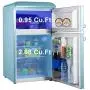 Galanz GLR31TBEER Retro Compact Refrigerator, Mini Fridge with Dual Doors, Adjustable Mechanical Thermostat with True Freezer, 3.1 Cu.Ft, Blue