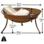 WHW Whole House Worlds 2 Piece Americana Fire Pit Set, Wide Bowl, Raised Tripod Stand, Vintage Style Rusty Finish, Iron, 18 1/2 Diameter x 9 H Inches WHW Whole House Worlds 2 Piece Americana Fire Pit Set, Wide Bowl, Raised Tripod Stand, Vintage Style Rusty Finish, Iron, 18 1/2 Diameter x 9 H Inches