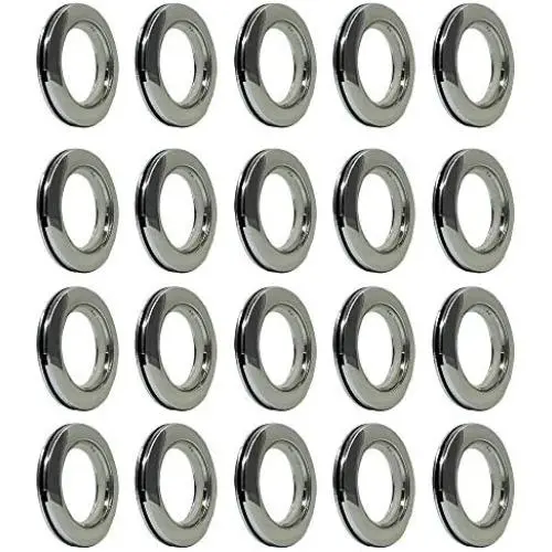 Ailejia 20-Pack Curtain Grommets Lnner Diameter Silencer Sliding Brown Sheers Grommets Reusable Silencer Sliding Easy Snap Install Silver 1.73 Inch Inner Diameter Fasteners (Bright Silver) Ailejia 20-Pack Curtain Grommets Lnner Diameter Silencer Sliding Brown Sheers Grommets Reusable Silencer Sliding Easy Snap Install Silver 1.73 Inch Inner Diameter Fasteners (Bright Silver)