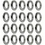 Ailejia 20-Pack Curtain Grommets Lnner Diameter Silencer Sliding Brown Sheers Grommets Reusable Silencer Sliding Easy Snap Install Silver 1.73 Inch Inner Diameter Fasteners (Bright Silver) Ailejia 20-Pack Curtain Grommets Lnner Diameter Silencer Sliding Brown Sheers Grommets Reusable Silencer Sliding Easy Snap Install Silver 1.73 Inch Inner Diameter Fasteners (Bright Silver)