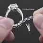 Frienda 16 Pieces Ring Sizer Adjuster for Loose Rings with Silver Polishing Cloth, 4 Sizes