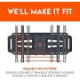 ECHOGEAR Full Motion TV Wall Mount for Big TVs Up to 86'' TVs - Smooth Swivel, Tilt, & Extension - Universal Design Works with Samsung, Vizio, TCL & More - Includes Drilling Template - EGLF2