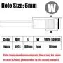 smseace 5PCS White DC/AC12V-24V Energy Saving 1/4‘’ Indicator Light Mounting Hole 6mm with 150mm Cable Length Metal Waterproof LED Indicator Light DQ-6T-W-12 smseace 5PCS White DC/AC12V-24V Energy Saving 1/4‘’ Indicator Light Mounting Hole 6mm with 150mm Cable Length Metal Waterproof LED Indicator Light DQ-6T-W-12