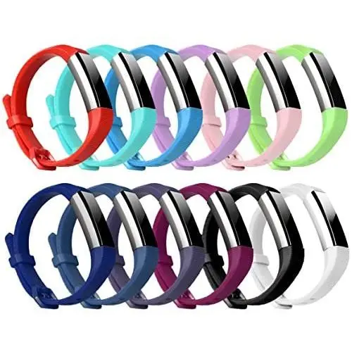 Replacement Bands Compatibe Fitbit Alta HR and Alta Band with Metal Clasp, KOMEI Silicone Accessory Replacement Bands with Clasp for Fitbit Alta HR and alta racelet Sport (Large 12pcs) Replacement Bands Compatibe Fitbit Alta HR and Alta Band with Metal Clasp, KOMEI Silicone Accessory Replacement Bands with Clasp for Fitbit Alta HR and alta racelet Sport (Large 12pcs)