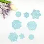 Cutting Dies Metal, 8 pcs Flower Embossing Stencils for DIY Scrapbooking Photo Album Decorative DIY Paper Cards Making Gift, Metallic Die Cut