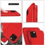 Magnetic Case for iPhone 11 Pro Max, Ultra Thin Magnetic Phone Case for Magnet Car Phone Holder with Invisible Built-in Metal Plate, Soft TPU Anti-Scratch Cover for iPhone 11Pro Max 6.5-Red
