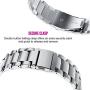 Gear S2 Bands V-Moro Solid Stainless Steel Metal Replacement Band with Adapters for Samsung Gear S2 Smart Watch (Metal Silver)