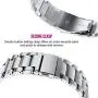 Gear S2 Bands V-Moro Solid Stainless Steel Metal Replacement Band with Adapters for Samsung Gear S2 Smart Watch (Metal Silver)