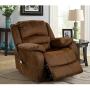 OT QOMOTOP Power Lift Recliner Chair, Electric Power Lift Recliner Chair Sofa for Elderly, Soft Fabric Design with Side Pockets & USB Ports, Supports up to 360 lbs (Brown)