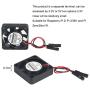 MakerFocus 4pcs Raspberry Pi 4B Fan DC Brushless Cooling Fan 3.3V 5V Heatsink Cooler Radiator Connector Separating One-to-Two Interface for Raspberry Pi 4/ Pi 3/3B+ and Pi Zero/Zero W or Other Project