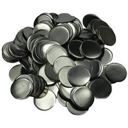 500 Sets 32mm & 1-1/4 Inches Blank Round Metal-Back Button & Badge Parts Badge Components With Pin For DAWEI Badge Making Machine Badge Supply