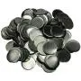 DAWEI 200Pcs 2'' & 50mm Top/Metal-Bottom Cover Clip Pin Blank Badge & Button Parts for Badge Maker Machine DAWEI 200Pcs 2'' & 50mm Top/Metal-Bottom Cover Clip Pin Blank Badge & Button Parts for Badge Maker Machine