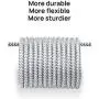 USB Type C Cable 3A Fast Charging [2-Pack 3.3ft], JSAUX USB-A to USB-C Charge Braided Cord Compatible with Samsung Galaxy S10 S9 S8 S20 Plus A51 A11,Note 10 9 8, PS5 Controller, USB C Charger(Silver)