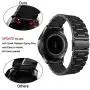 V-MORO No Gaps Strap Compatible with Gear S3 Frontier Bands/Galaxy Watch 46mm Band Men with Clips and Screen Protectors Black Metal Stainless Steel Bracelet for Samsung Gear S3/Galaxy Watch 46mm Watch V-MORO No Gaps Strap Compatible with Gear S3 Frontier Bands/Galaxy Watch 46mm Band Men with Clips and Screen Protectors Black Metal Stainless Steel Bracelet for Samsung Gear S3/Galaxy Watch 46mm Watch