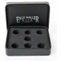 Powder Blue Gun Metal Polyhedral Dice Set | 7 Piece | Professional Edition | Free Display Case | Hand Checked Quality Control Powder Blue Gun Metal Polyhedral Dice Set | 7 Piece | Professional Edition | Free Display Case | Hand Checked Quality Control