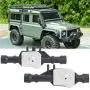 Front Axle Housing,1:10 Metal Front&Rear Axle Housing RC Upgrade Parts Accessory Compatible with Traxxas TRX4 RC Model Car(Black Silver) Front Axle Housing,1:10 Metal Front&Rear Axle Housing RC Upgrade Parts Accessory Compatible with Traxxas TRX4 RC Model Car(Black Silver)