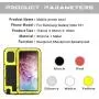 Galaxy Note 10 Plus Case,Bpowe Super Shockproof Silicone Aluminum Metal Armor Tank Heavy Duty Sturdy Protector Cover Hard Case for Samsung Galaxy Note 10 Plus/Galaxy Note 10+ 5G 6.8'' 2019 (Yellow)
