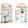 SinkShroom Revolutionary Bathroom Sink Drain Protector Hair Catcher, Strainer, Snare, Nickel Edition