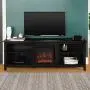 Walker Edison Wren Classic 4 Cubby Fireplace TV Stand for TVs up to 80 Inches, 70 Inch, Black Walker Edison Wren Classic 4 Cubby Fireplace TV Stand for TVs up to 80 Inches, 70 Inch, Black
