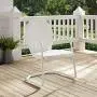 Crosley Furniture Griffith Metal Outdoor Chair - White Crosley Furniture Griffith Metal Outdoor Chair - White