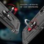 Profer Compatible with iPhone 12 Mini case[5.4 inch] with Stand Magnetic Ring Kickstand Bumper Shockproof Armor Heavy Duty Military Grade Hard Phone Protective Case Black