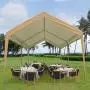 ADVANCE OUTDOOR 20x10 ft Heavy Duty Carport Car Canopy Garage Boat Shelter Party Tent, Adjustable Height from 6.5ft to 8.0ft, Beige ADVANCE OUTDOOR 20x10 ft Heavy Duty Carport Car Canopy Garage Boat Shelter Party Tent, Adjustable Height from 6.5ft to 8.0ft, Beige