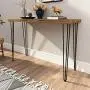WINSOON Industrial Iron Hairpin Table Legs 34 Inch Set of 4 Pack Metal Bench Legs for Furniture feet Wooden Desk Legs Hair Pin Design (34 Inch 3-Rod Black) WINSOON Industrial Iron Hairpin Table Legs 34 Inch Set of 4 Pack Metal Bench Legs for Furniture feet Wooden Desk Legs Hair Pin Design (34 Inch 3-Rod Black)