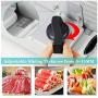 Meat Slicer, Anescra 200W Electric Deli Food Slicer with Two Removable 7.5’’ Stainless Steel Blades and Food Carriage, Child Lock Protection, 0-15mm Adjustable Thickness Food Slicer Machine- Silver