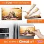 Craftopia Magnetic Adhesive Sheets | 8'' x 10'' | Pack of 25 | Make Anything a Magnet! | Flexible Peel and Stick Self Adhesive for Crafts Photos Stamp Dies and More (8''x10'' 25 Pack)