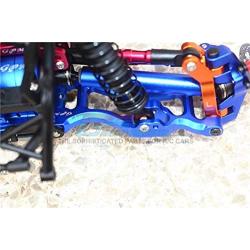 GPM Losi 1/10 Rock Rey 4WD Rock Racer (LOS03009) Upgrade Parts Aluminum Front Lower Suspension Arm - 1Pr Set Blue