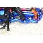 GPM Losi 1/10 Rock Rey 4WD Rock Racer (LOS03009) Upgrade Parts Aluminum Front Lower Suspension Arm - 1Pr Set Blue