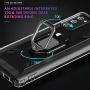 PULEN for Samsung Galaxy Note 20 Case with Camera Lens Screen Protector [1 Pack],Hybrid Armor Metal Ring Holder Magnetic Car Mount,Full Encirclement Shockproof Sturdy Bumper Protective Cover (Black)