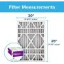 Filtrete 20x25x5, AC Furnace Air Filter, MPR 1550 DP, Healthy Living Ultra Allergen Deep Pleat, 1-Pack (exact dimensions 19.56 x 24.13 x 4.75)