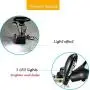 AORAEM 2.5X 7.5X 10X LED Light Helping Hands Magnifier Station,Magnifying Glass Stand with Clamp and Alligator Clips