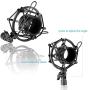 Neewer NW-35 Microphone Suspension Boom Scissor Arm Stand with Mic Clip Holder, Pop Filter and Shock Mount for Streaming, Voice-Over, Recording, Game, Compatible with Blue Yeti Snowball Yeti X,etc