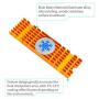 Aluminum Heatsinks for PCIe NVMe M.2 2280 SSD with Silicone Thermal Pad, DIY Laptop PC Memory Cooling Fin Radiation Dissipate (Gold)