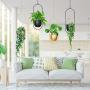 Hoobbii Hanging Planter-Metal Plant Hanger, Simple Modern Planter, Hanging Planters for Indoor Plants, Home Decoration Hanging Flower Pot