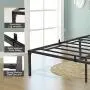 JAXPETY 14 Inch Queen Size Bed Frame Platform Metal Heavy Duty Mattress Foundation Box Spring Replacement w/Steel Base and Under-Bed Storage Bedroom, Black JAXPETY 14 Inch Queen Size Bed Frame Platform Metal Heavy Duty Mattress Foundation Box Spring Replacement w/Steel Base and Under-Bed Storage Bedroom, Black