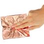 Shappy 100 Pieces Imitation Leaf for Gilding Crafting, Arts Project, Furniture Decoration, 5.5 by 5.5 Inches (Rose Gold)