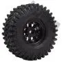 INJORA 120MM Tires & Metal Alloy Beadlock Wheels for 1/10 RC Crawler,1.9 inch Wheel & Tires Set for Traxxas TRX4 Axial SCX10 D90