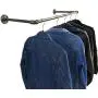 DIY CARTEL Industrial Pipe Wall/Ceiling Mount Clothing & Garment Rack - Hardware ONLY - Perfect Retail Display, Hanging Plants, Organizing, Laundry (48-inch X 12-inch)