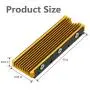 NVMe Heatsinks for M.2 2280mm SSD Double-Sided Cooling Design(Gold) NVMe Heatsinks for M.2 2280mm SSD Double-Sided Cooling Design(Gold)