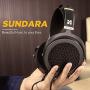 HIFIMAN SUNDARA Over-ear Full-size Planar Magnetic Headphones with High Fidelity Design Easy to Drive by iPhone /Android Comfortable Headband Open-Back Design Easy Cable Swapping Black