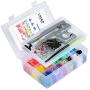 LIHAO Snaps and Snap Pliers Set, 375 Sets T5 Plastic Buttons for Sewing and Crafting