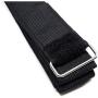 Heavy Duty Cinch Straps with Stainless Steel Metal Buckle, Reusable Durable Hook and Loop, Multipurpose Securing Straps - 6 Pack - 1'' x 30''