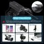 FULAIM WM300 Wireless Lavalier Microphone System, UHF 20-Channel Wireless Omni Lapel Microphone Compatible with iPhone, Android Phone, DSLR Camera for Video Recording, YouTube, Interview, Live, Vlog