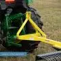 Titan Attachments 5-Ft Landscape Rake for Compact Tractors, Quick Hitch Compatible Tow-Behind Garden Tool Titan Attachments 5-Ft Landscape Rake for Compact Tractors, Quick Hitch Compatible Tow-Behind Garden Tool